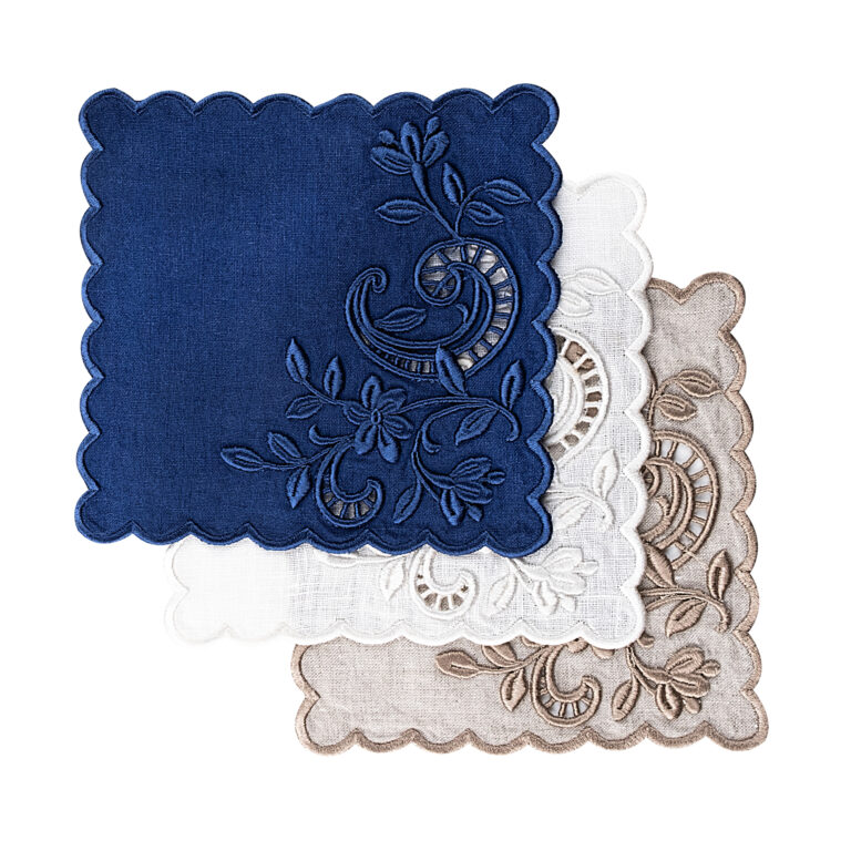 Royal Evalı Beyaz İş Kokteyl Peçetesi