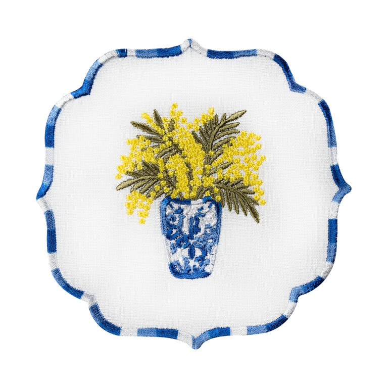 Royal Blue Blanc Kokteyl Peçetesi – Mimoza