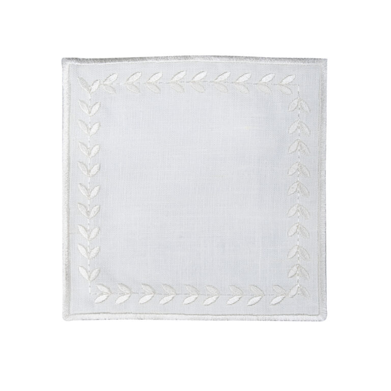 Kare Başak Kokteyl Peçetesi-Ekru
