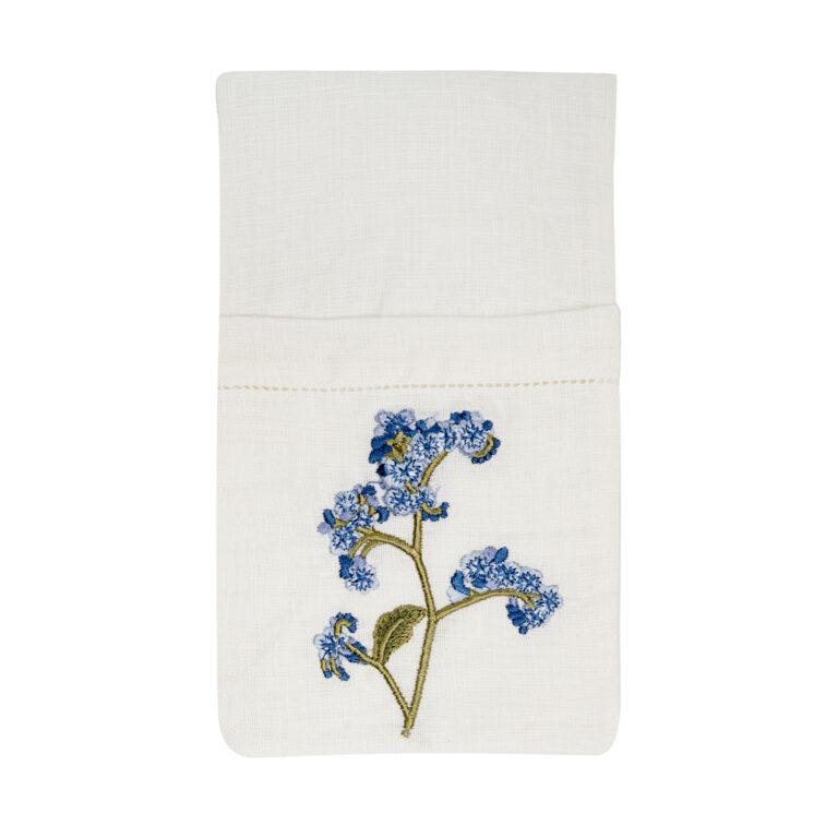 Mavi Çiçek Model Kaşıklık