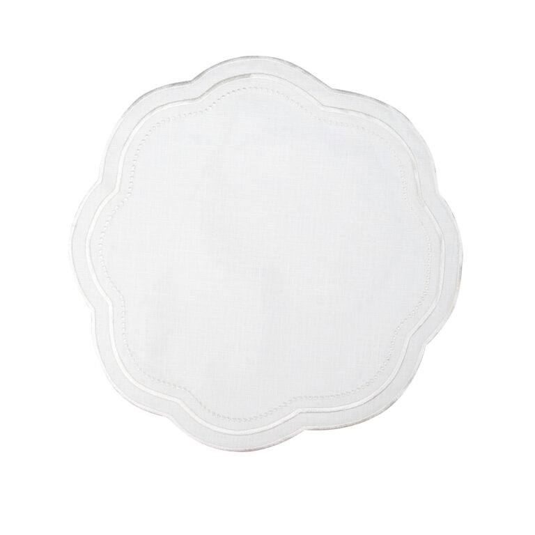 Oval Dalgalı Tepsi Örtüsü