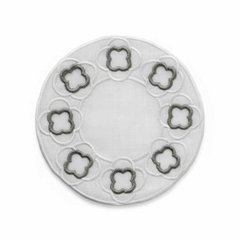 Bloom Kokteyl Peçetesi – Shiny Gri